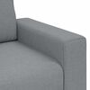 vidaXL 2-Sitzer-Sofa Hellgrau 160x77x82 cm Stoff