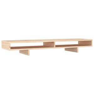 vidaXL Monitorst&auml;nder 100x27x14 cm Massivholz Kiefer