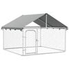 vidaXL Outdoor-Hundezwinger mit Dach 200x200x150 cm