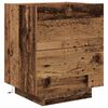 vidaXL Nachttisch 2 pcs Altholz 45 x 40 x 55 cm Holzwerkstoff