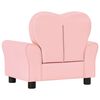 vidaXL Kindersofa Rosa Kunstleder