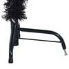 vidaXL K&uuml;nstlicher vorbeleuchteter Weihnachtsbaum Schwarz 120 cm PVC