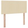 vidaXL Aufbewahrungsbett mit Matratze Creme 100 x 200 cm Holzwerkstoff