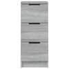 vidaXL Sideboards 2 Stk. Grau Sonoma 30x30x70 cm Holzwerkstoff