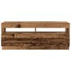 vidaXL TV-Schrank mit LED-Leuchten Altholz-Optik 300x35x40 cm