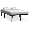 vidaXL Bettgestell Schwarz Metall 180&times;200 cm