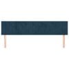 vidaXL Kopfteile 2 Stk. Dunkelblau 90x5x78/88 cm Samt