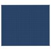 vidaXL Gewichtsdecke Blau 220x260 cm 15 kg Stoff
