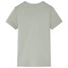 Kinder-T-Shirt Helles Khaki 128