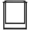 vidaXL Esstisch-Gestell in O-Form 60x60x73 cm Stahl