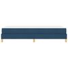 vidaXL Boxspringbett mit Matratze Blau 100 x 200 cm Stoff