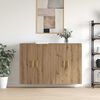 vidaXL Wandschrank 2 pcs Artisan-Eiche 69,5 x 34 x 90 cm Holzwerkstoff