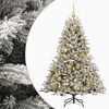vidaXL K&uuml;nstlicher Weihnachtsbaum mit Weihnachtskugel 120 cm 150 LEDs