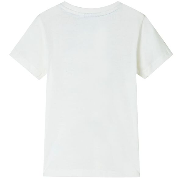 Kinder-T-Shirt Ecru 104