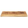 vidaXL Tischplatte 80x70x2,5 cm Rechteckig Raues Massivholz Mango