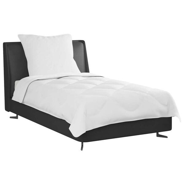 vidaXL Ganzjahresbettdecke mit Kissen 2 pcs Wei&szlig; Mikrofaser