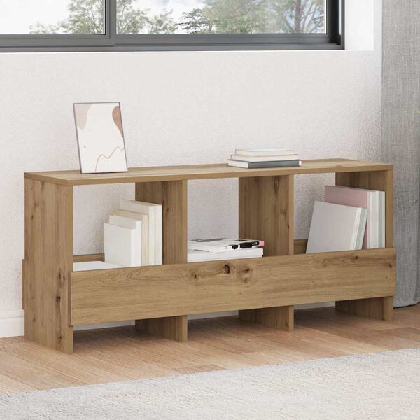 vidaXL Magazinregal Artisan-Eiche 102 x 30 x 45 cm