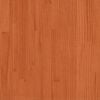 vidaXL Bettrahmen Wachsbraun 150 x 200 cm Massives Kiefernholz