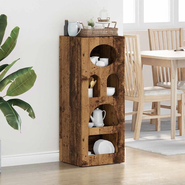 vidaXL Sideboard Altholz 40 x 35 x 100,5 cm Holzwerkstoff