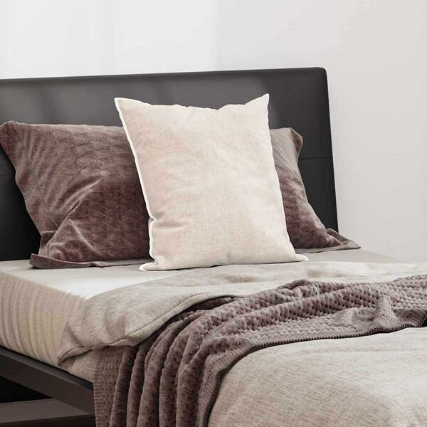 vidaXL Kopfkissen mit Kissen Wei&szlig; 61 x 41 x 20 cm Polyester