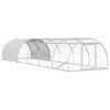 vidaXL H&uuml;hnerunterkunft Silber 600 x 150 x 100 cm Verzinkter Stahl