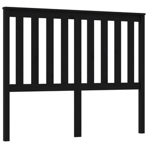 vidaXL Kopfteil Schwarz 146x6x101 cm Massivholz Kiefer