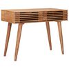 vidaXL Handgemachter Schreibtisch Teakbraun 100 x 48 x 76 cm
