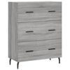 vidaXL Highboard Grau Sonoma 69,5x34x180 cm Holzwerkstoff