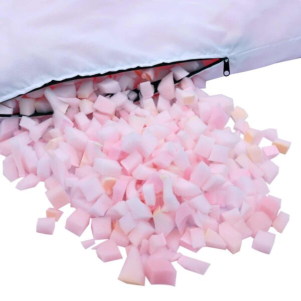 vidaXL Zerkleinerte Schaumf&uuml;llung Rosa 2,5 kg Polyurethan