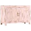 vidaXL Sideboard Hellrosa 110x35x70 cm Massivholz Mango