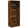 vidaXL Kleiderschrank R&auml;uchereiche 80x50x200 cm Holzwerkstoffs