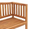 vidaXL Gartenbank 150 cm Massivholz Teak
