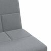 vidaXL Schlafsofa in L-Form Hellgrau 255x140x70 cm Stoff