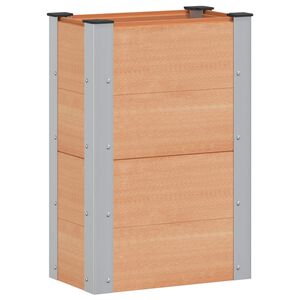 vidaXL Hochbeet Braun 50 x 30 x 72 cm