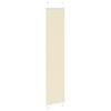 vidaXL Plissee Creme 45x200 cm Stoffbreite 44,4 cm Polyester