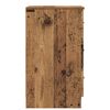 vidaXL Nachttisch mit Schubladen Altholz 38 x 38 x 66 cm Holzwerkstoff