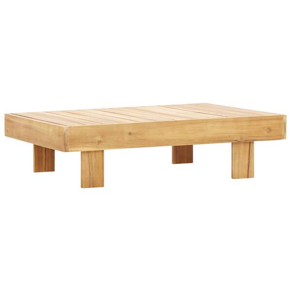 vidaXL Couchtisch 100x60x25 cm Massivholz Akazie