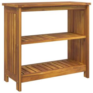 vidaXL Garten-Schrank mit Regal Natur 75 x 35 x 70cm Massivholz Akazie