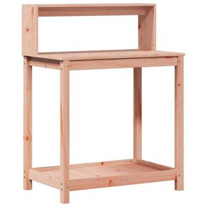 vidaXL Pflanztisch mit Ablagen 82,5x50x109,5 cm Massivholz Douglasie