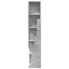 vidaXL Eckschrank Beton Grau 27,5x27x140cm Holzwerkstoff