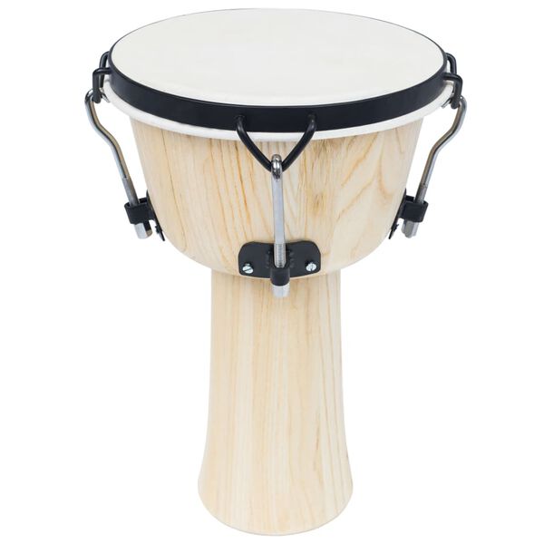 vidaXL Djembe-Trommel mit Spannschrauben 25 cm Ziegenleder