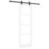 vidaXL Schiebet&uuml;r ORKDAL 78 x 232 cm Massivholz Kiefer und Glas