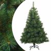vidaXL Künstlicher klappbarer Weihnachtsbaum Grün 150 cm PVC, Stahl