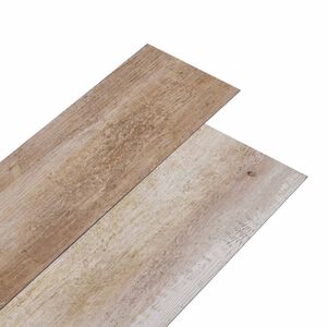 vidaXL Selbstklebende PVC-Bodenplanken Gewaschenes Holz 30,5 x 61 cm