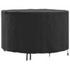 vidaXL M&ouml;belbezug 128 x 128 x 71 cm 210D Oxford Stoff Rund Wasserdicht