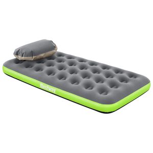 Bestway Luftmatratze Grau und Gr&uuml;n 188 x 99 x 22 cm PVC