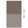 vidaXL Verdunkelungsrollo Kaffeebraun 125x210 cm Stoffbreite 121,6 cm