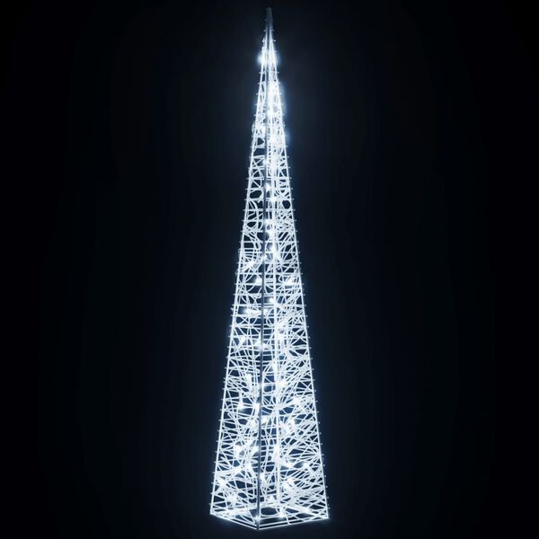 vidaXL LED-Leuchtkegel Acryl Deko Kaltweiß 120 cm