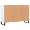 vidaXL Sideboard Hochglanz-Weiß 103,5x35x70 cm Holzwerkstoff