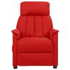 vidaXL Relaxsessel Weinrot Kunstleder